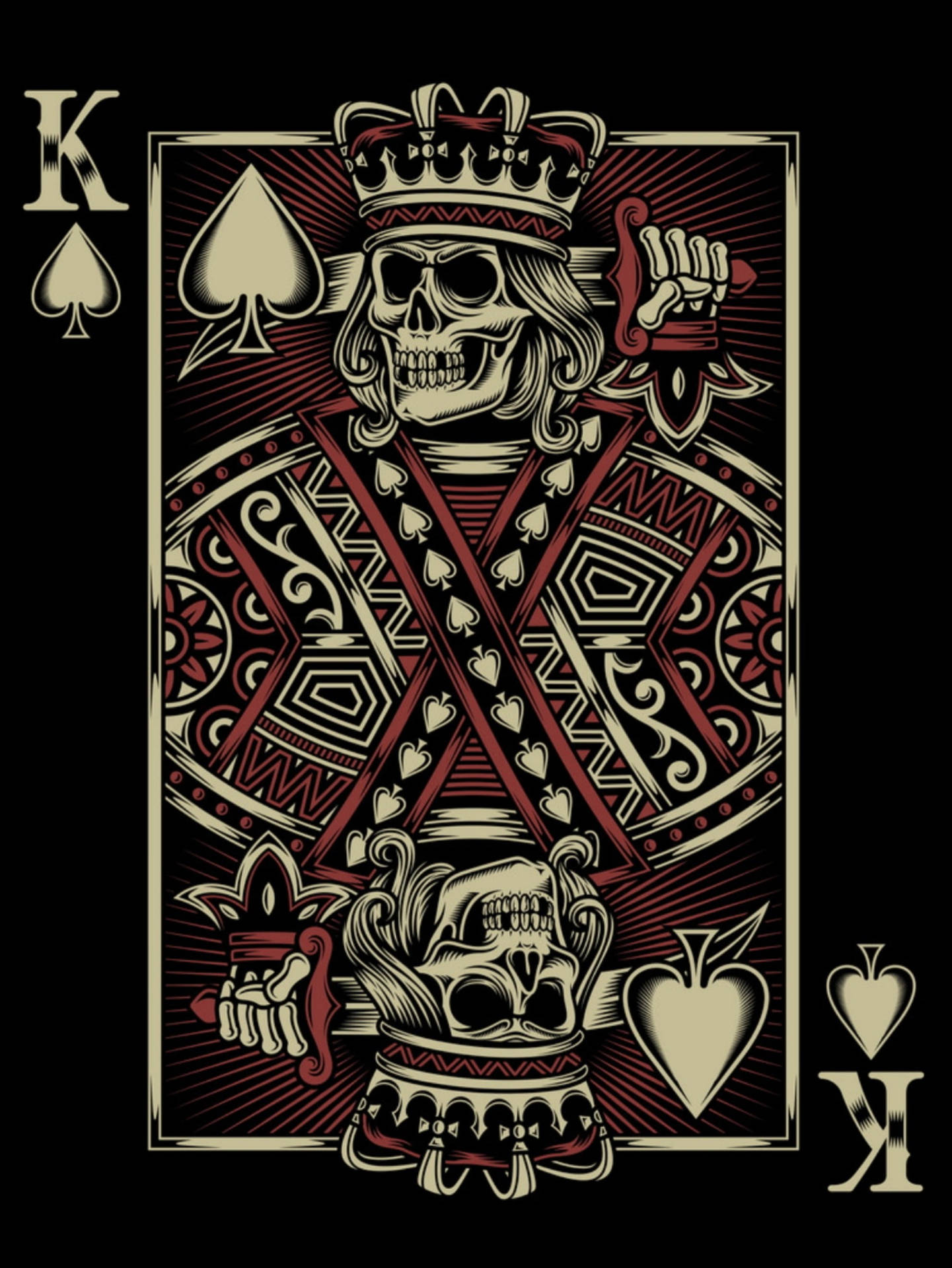 Download Card King iPhone Wallpaper