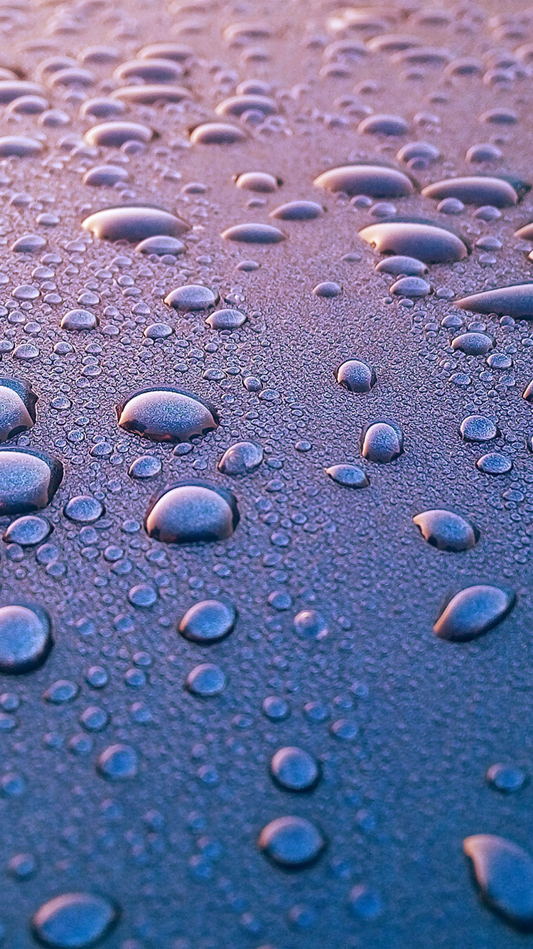 Water Drop Rain Cold Blue Pattern