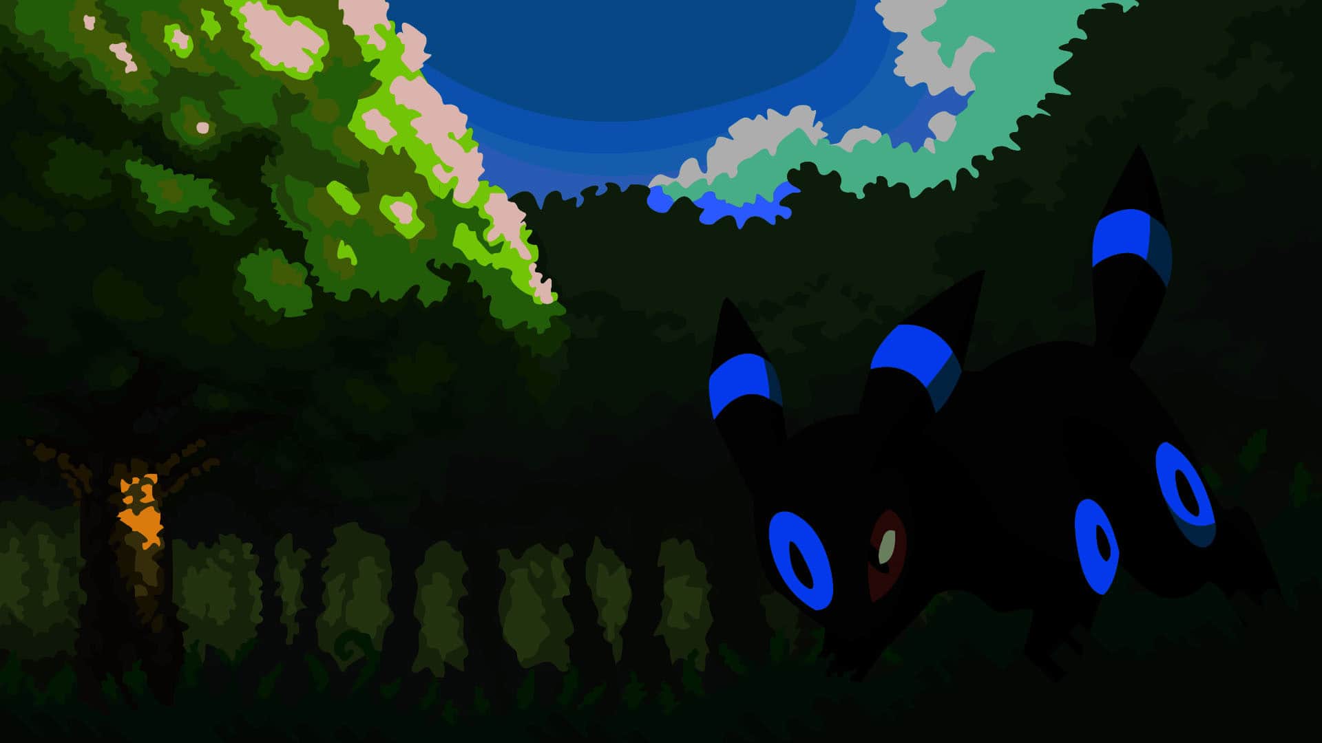 Umbreon in Ilex Forest