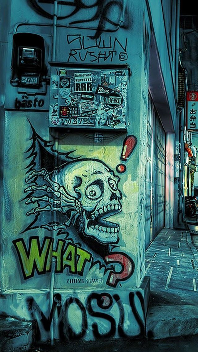 Graffiti street #iPhone s #Wallpaper