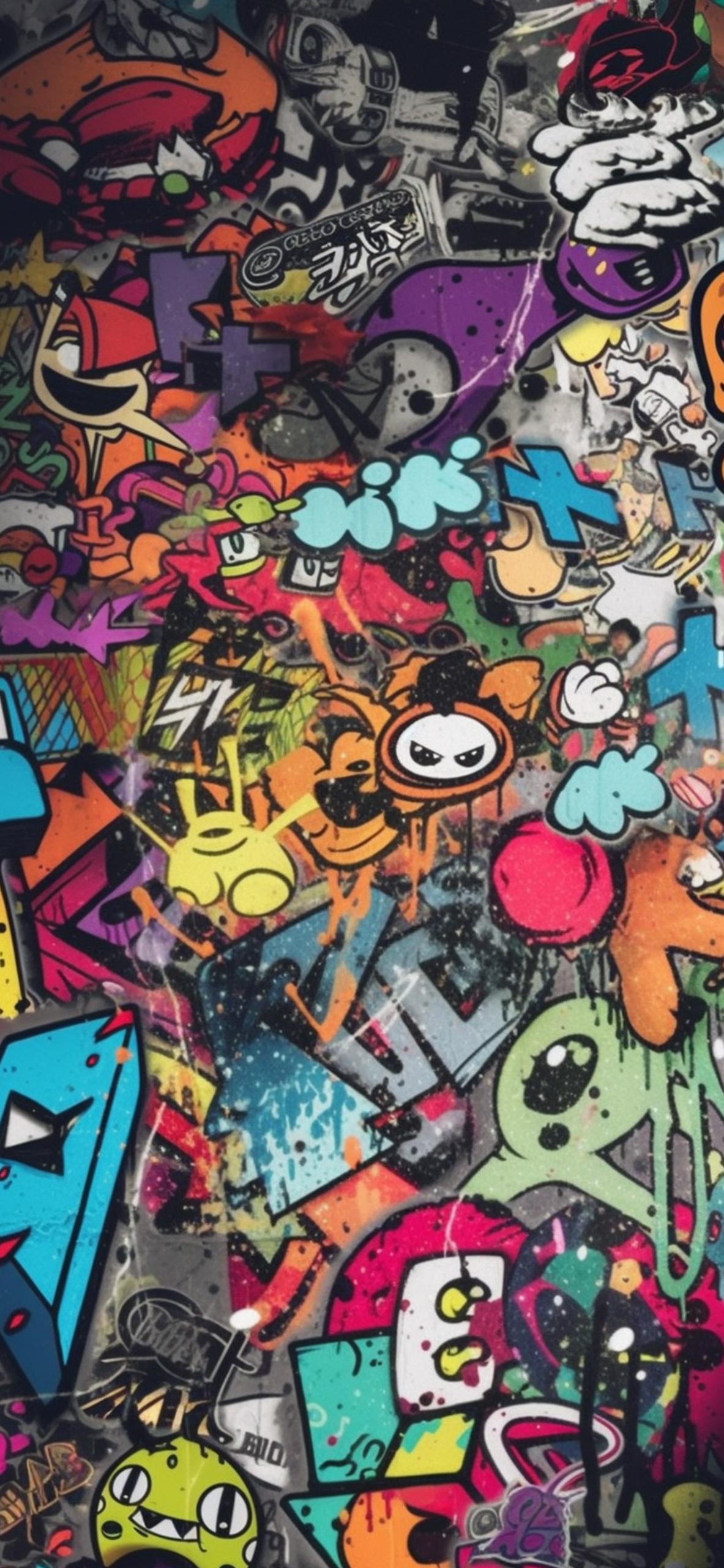 Trippy Graffiti Art Wallpaper