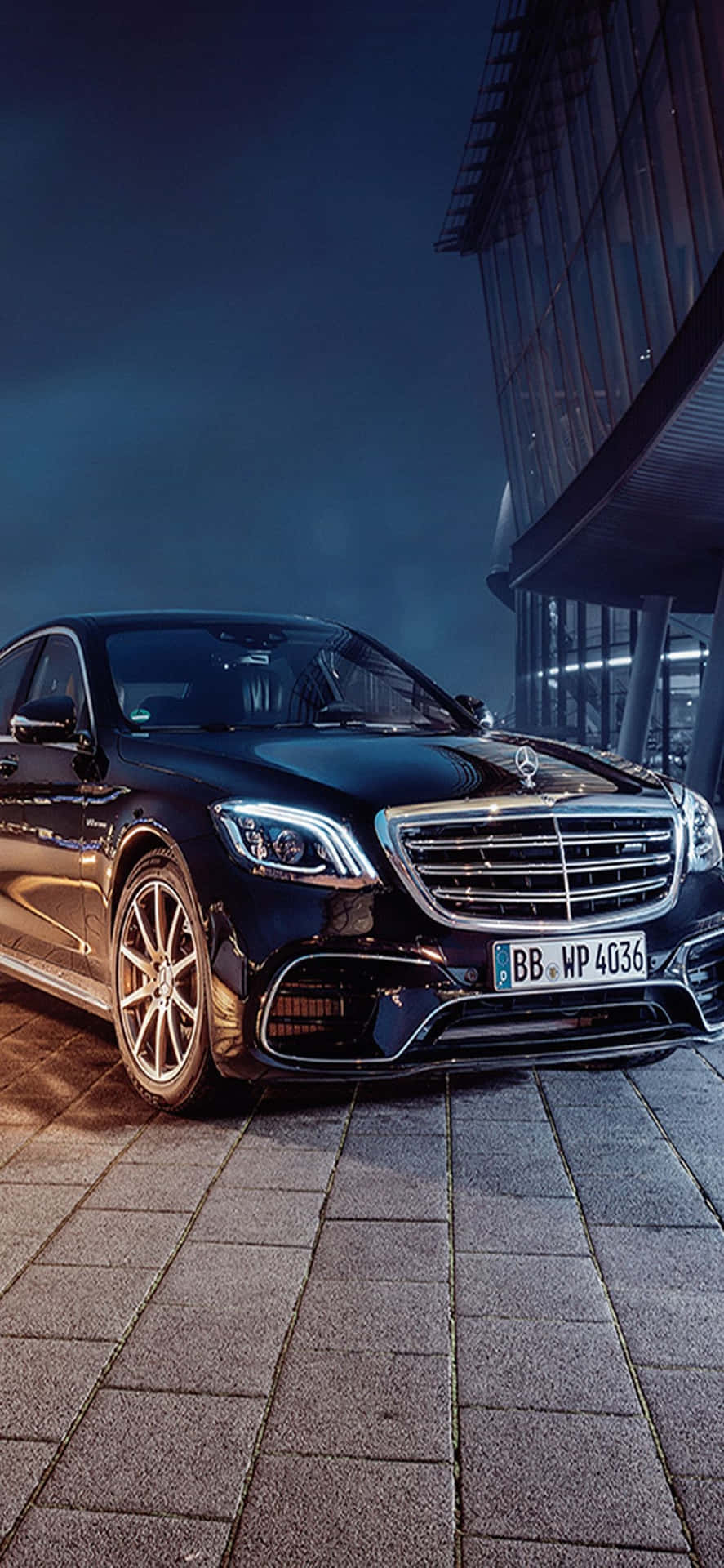 iPhone Xs Mercedes Background Black