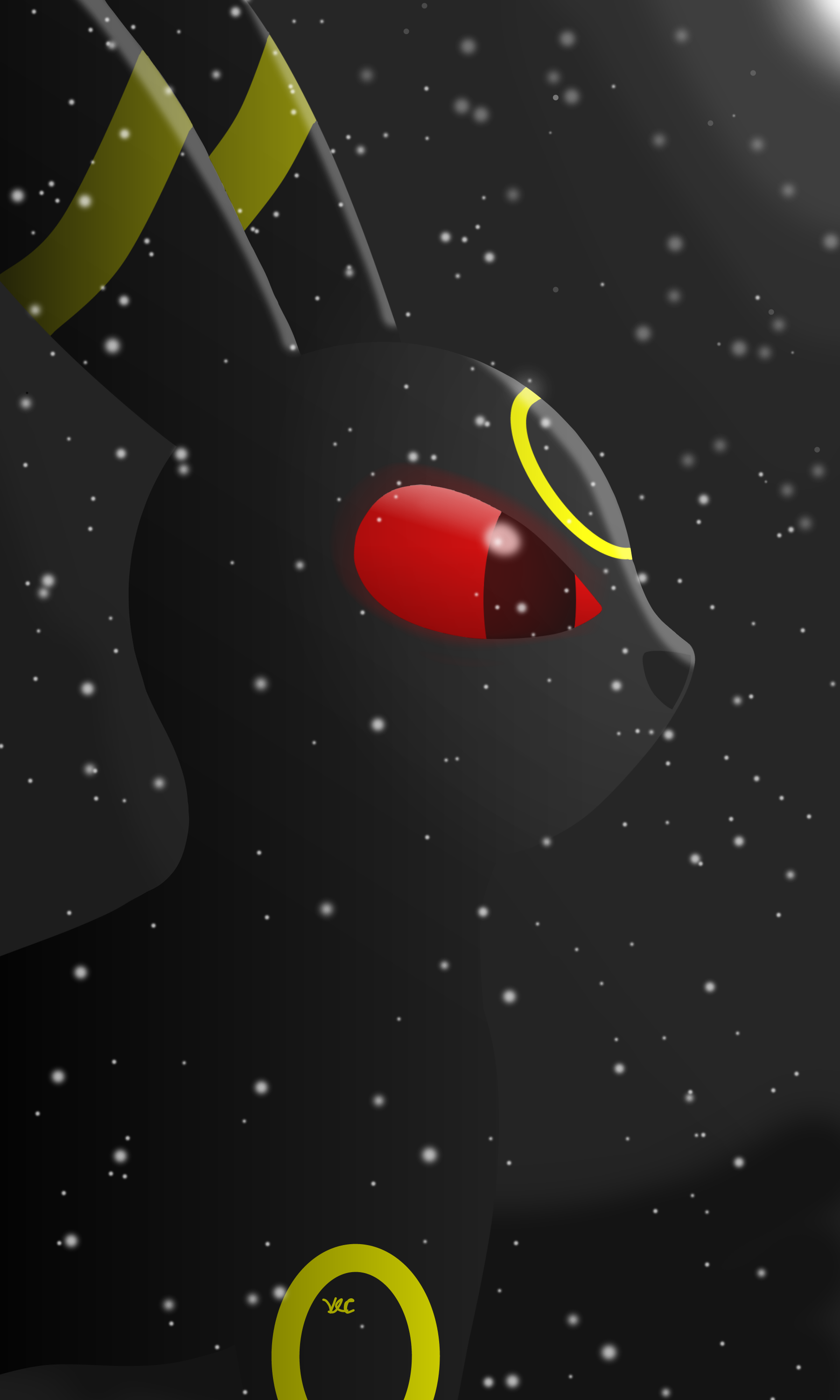 Umbreon Pokemon VectorAlex