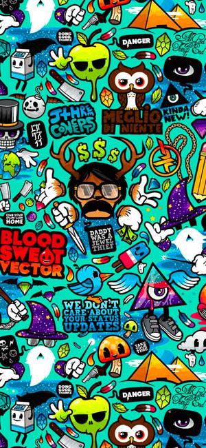 Graffiti iPhone HD Wallpaper