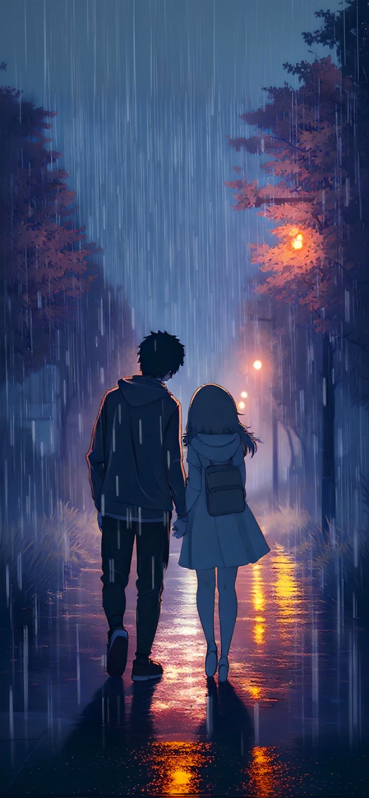 iPhone 16 Wallpaper Girl with Friend 4k