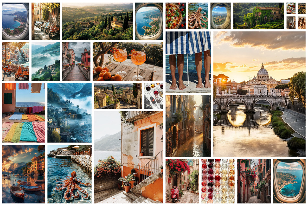 Italian vibes - on Yellow