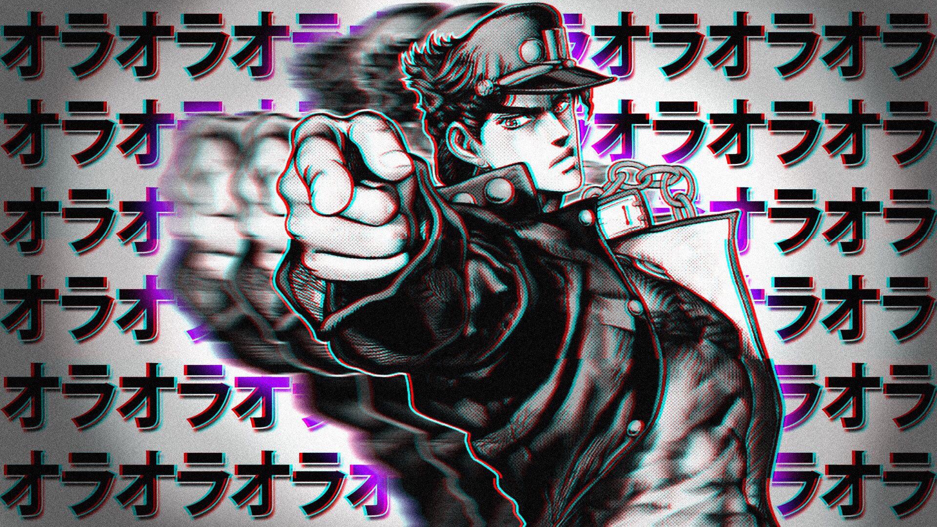 Fanart A Jotaro Wallpaper I made, r