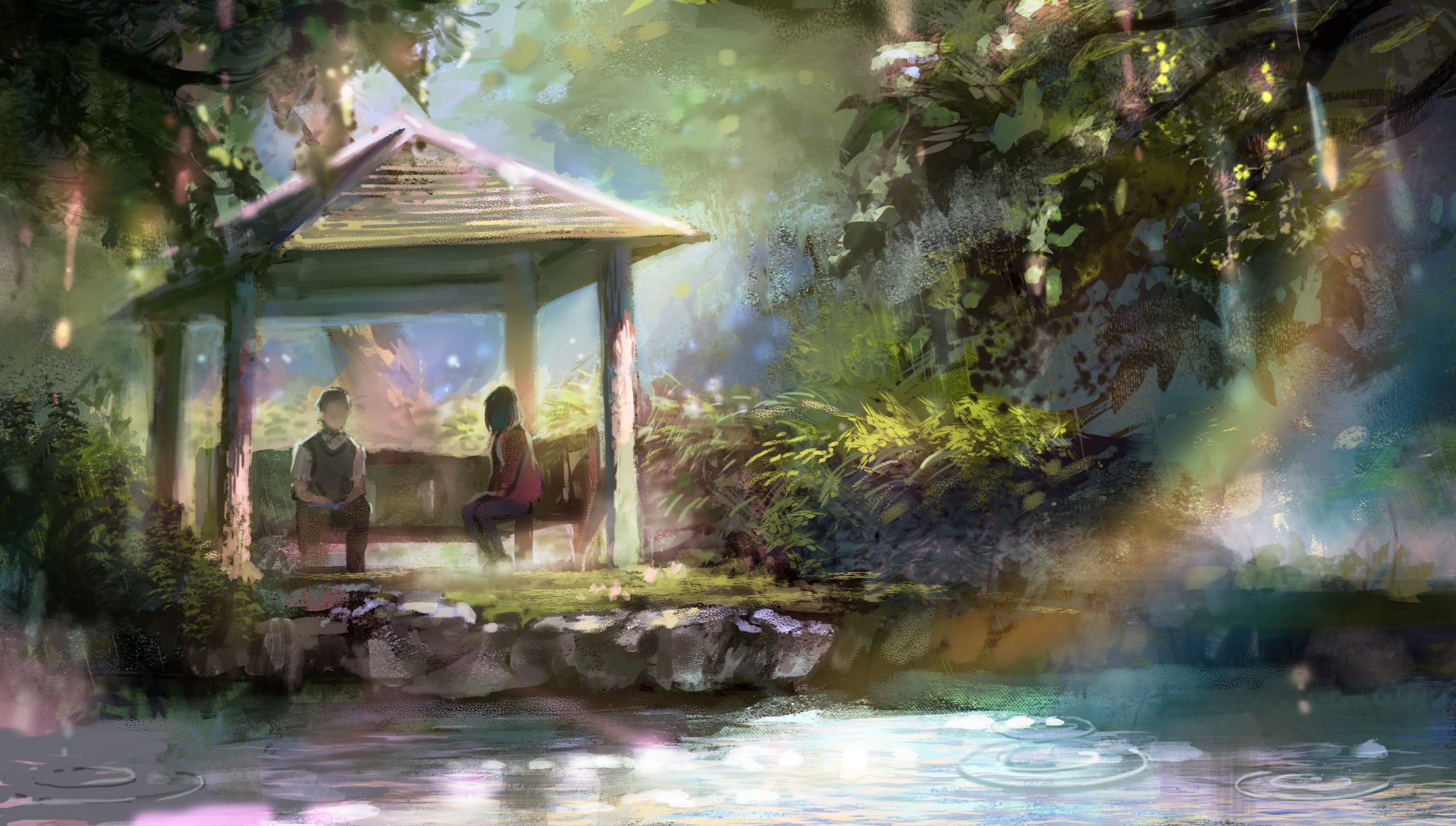 Anime The Garden Of Words HD Wallpaper