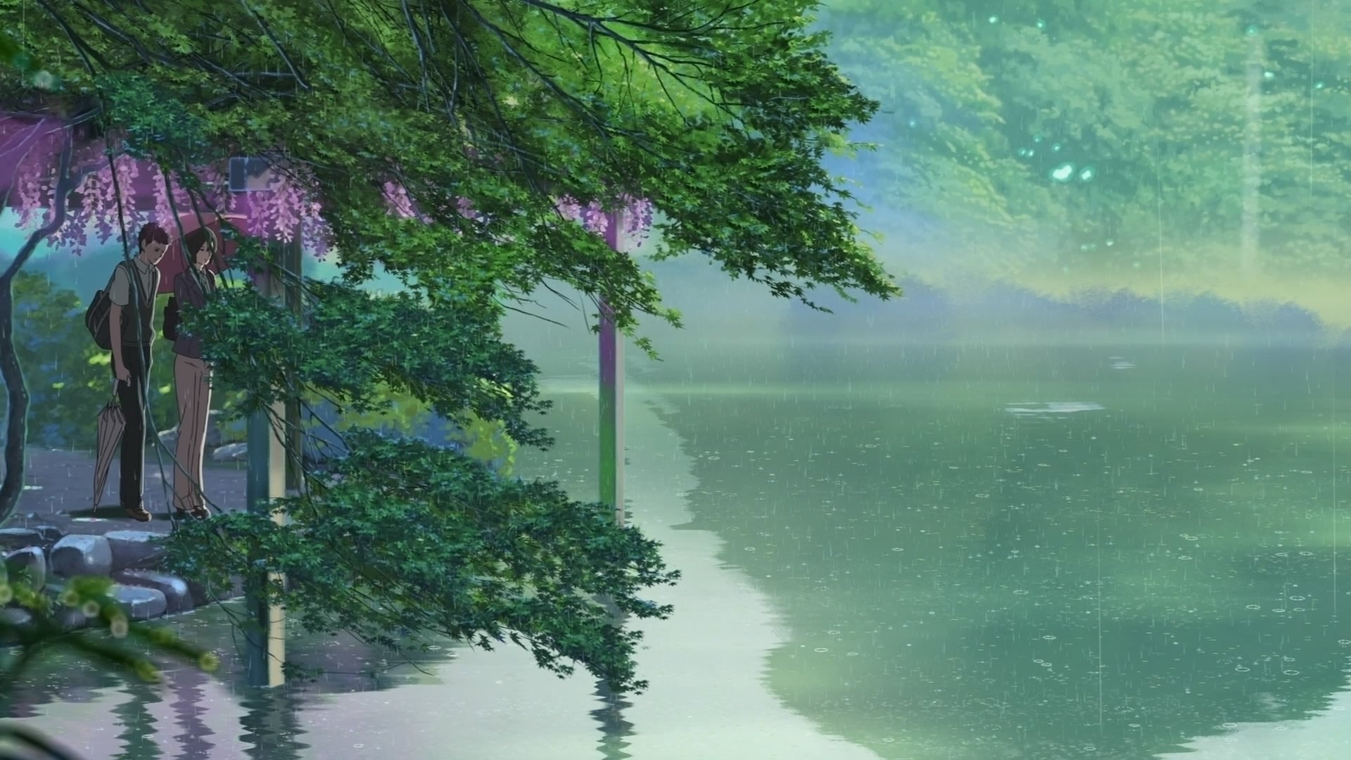 Garden of Words Anime Scenic Wallpaper HD