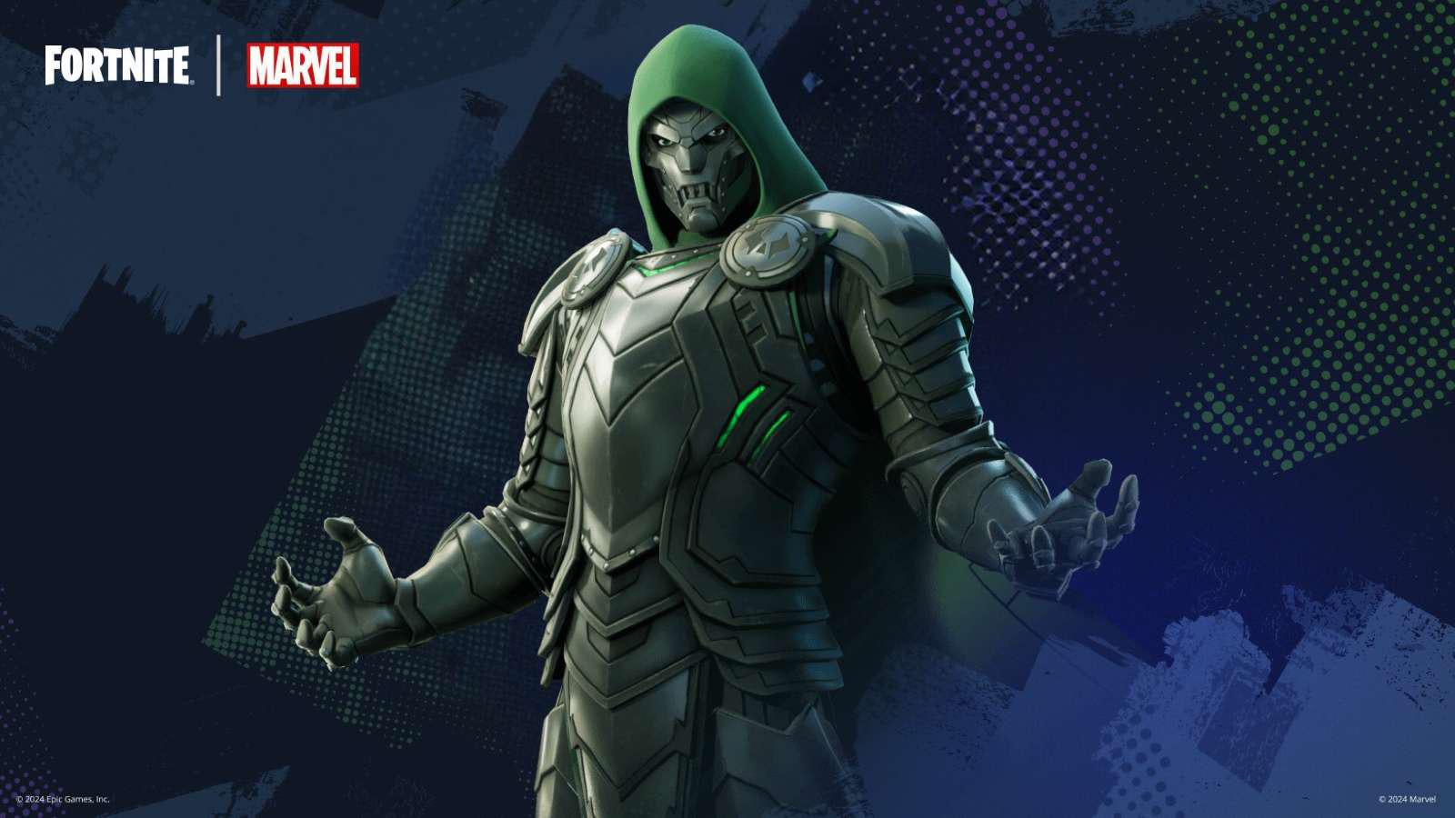 new Doctor Doom skin in Fortnite
