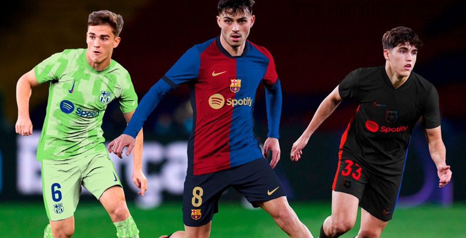 Barcelona 24 25 Home, Away & Third Kits