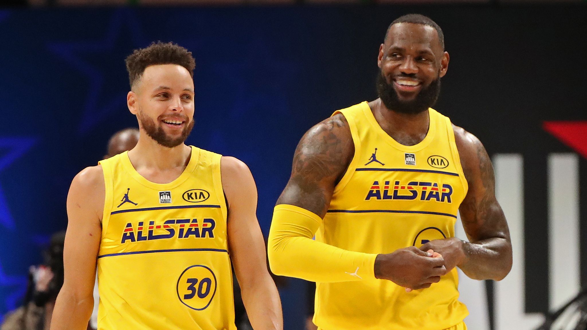 Steph Curry and LeBron James' natural