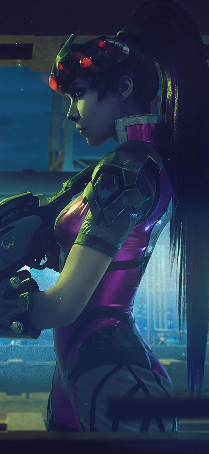 widowmaker overwatch artwork 4k iPhone