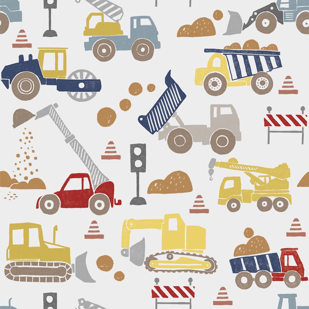 Construction Colour Wallpaper