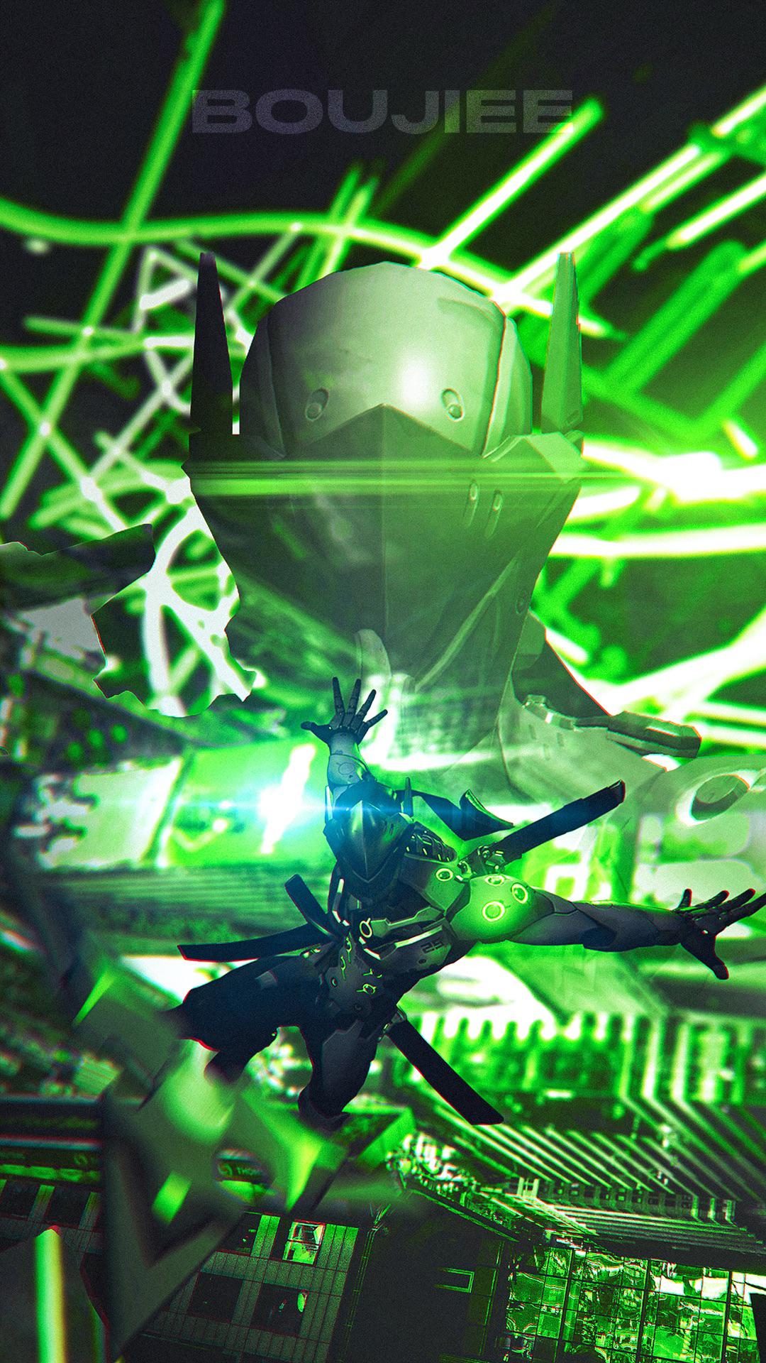 Made these wallpaper for Genji, Widow