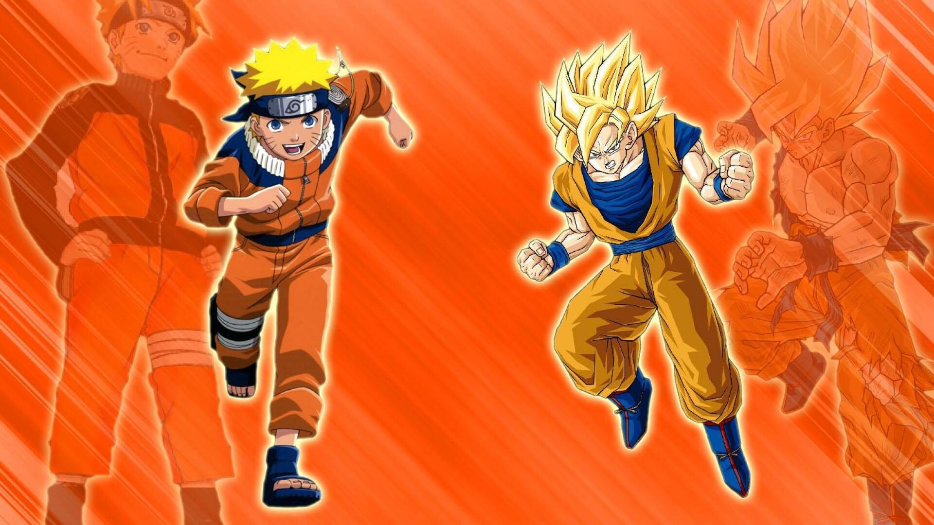 Goku and Naruto Wallpaper