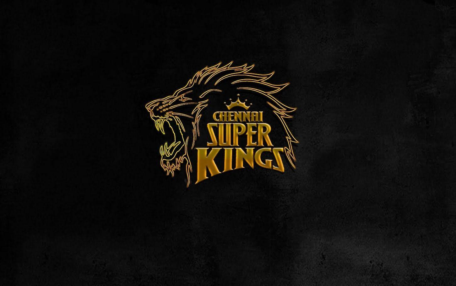 Download Chennai Super Kings Black Lion Wallpaper