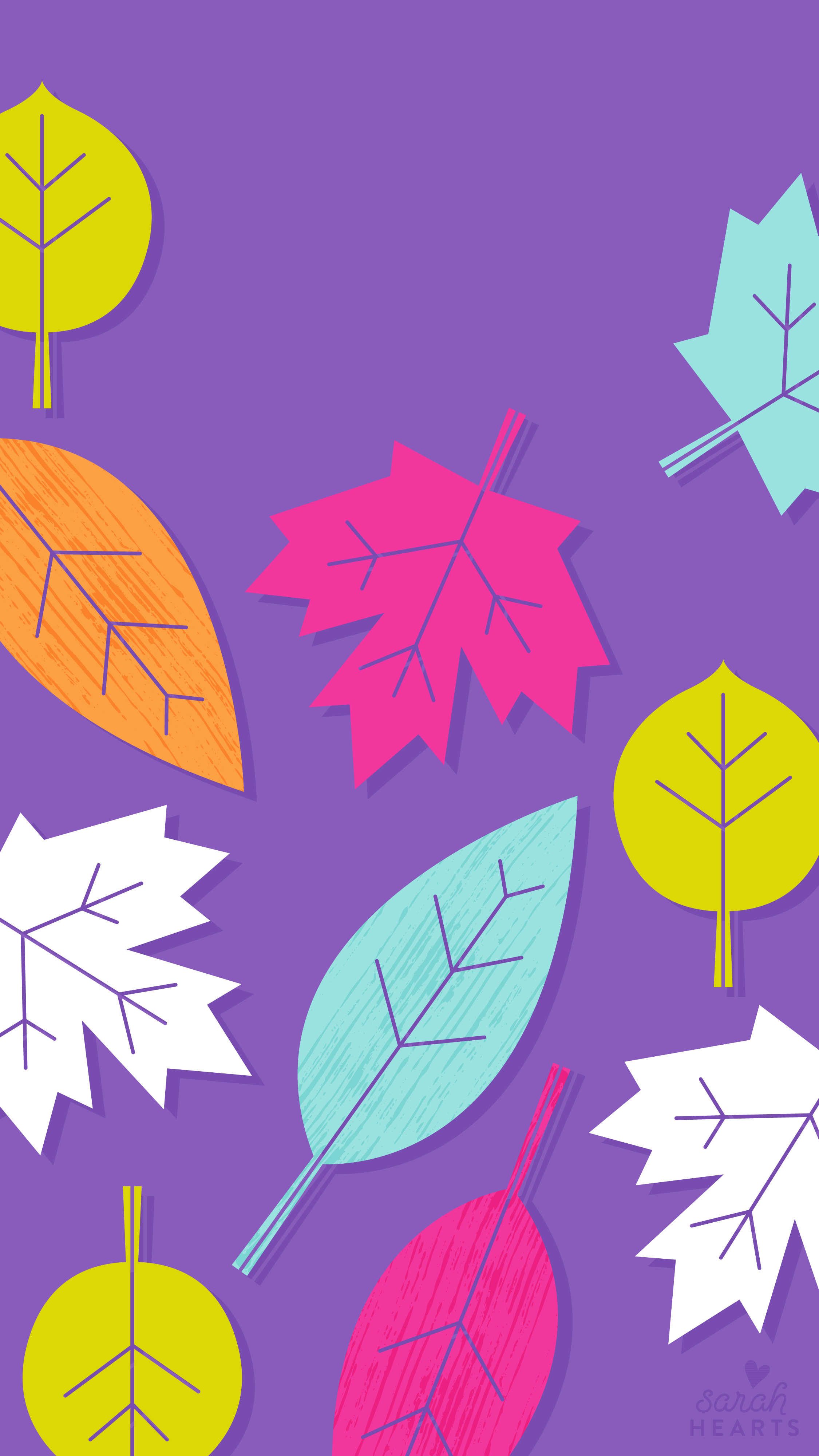 Fall Leaves Calendar Wallpaper