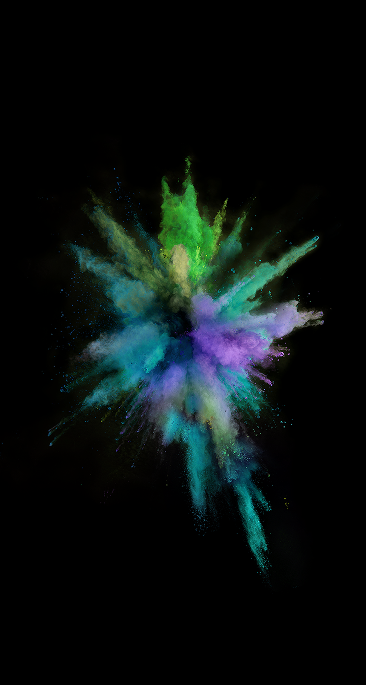 iOS 9 Wallpaper Blue