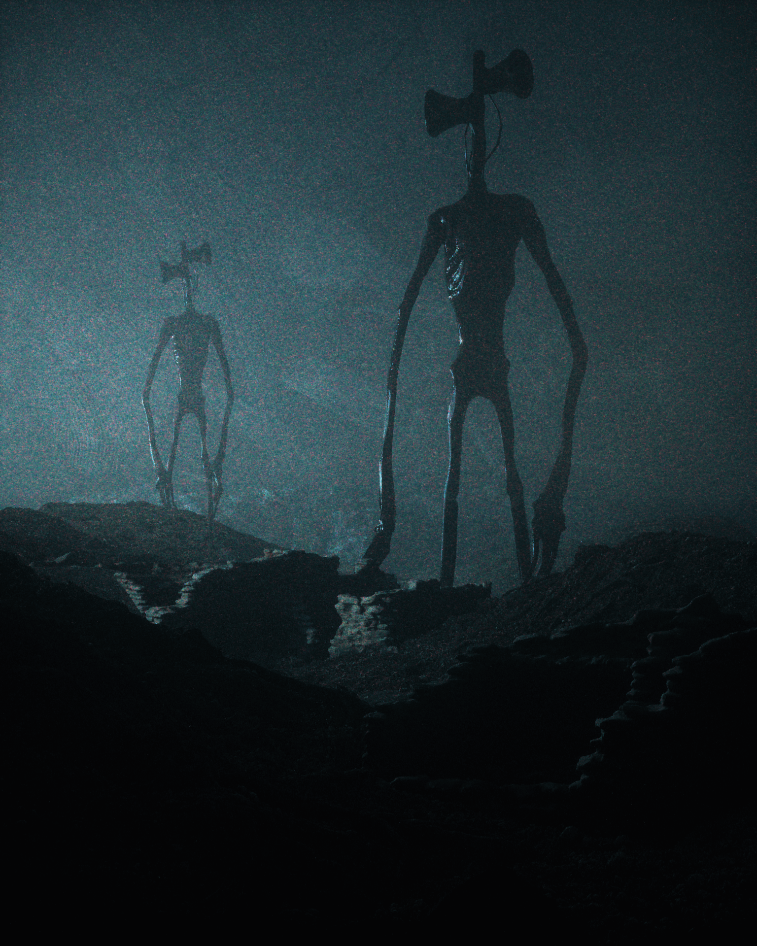 Sirenhead, digital 3D, me