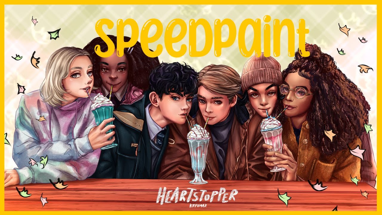 Drawing a Heartstopper Wallpaper