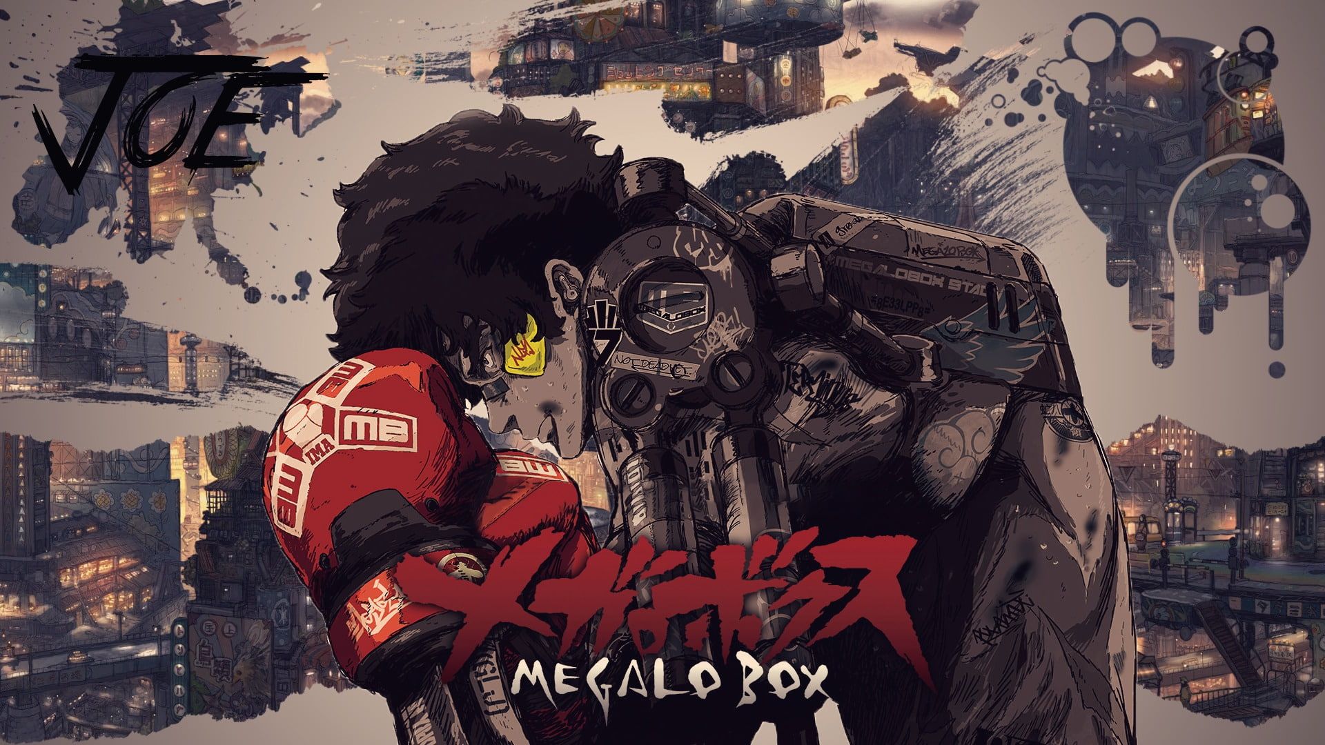 HD wallpaper: Megalo Box anime, Joe
