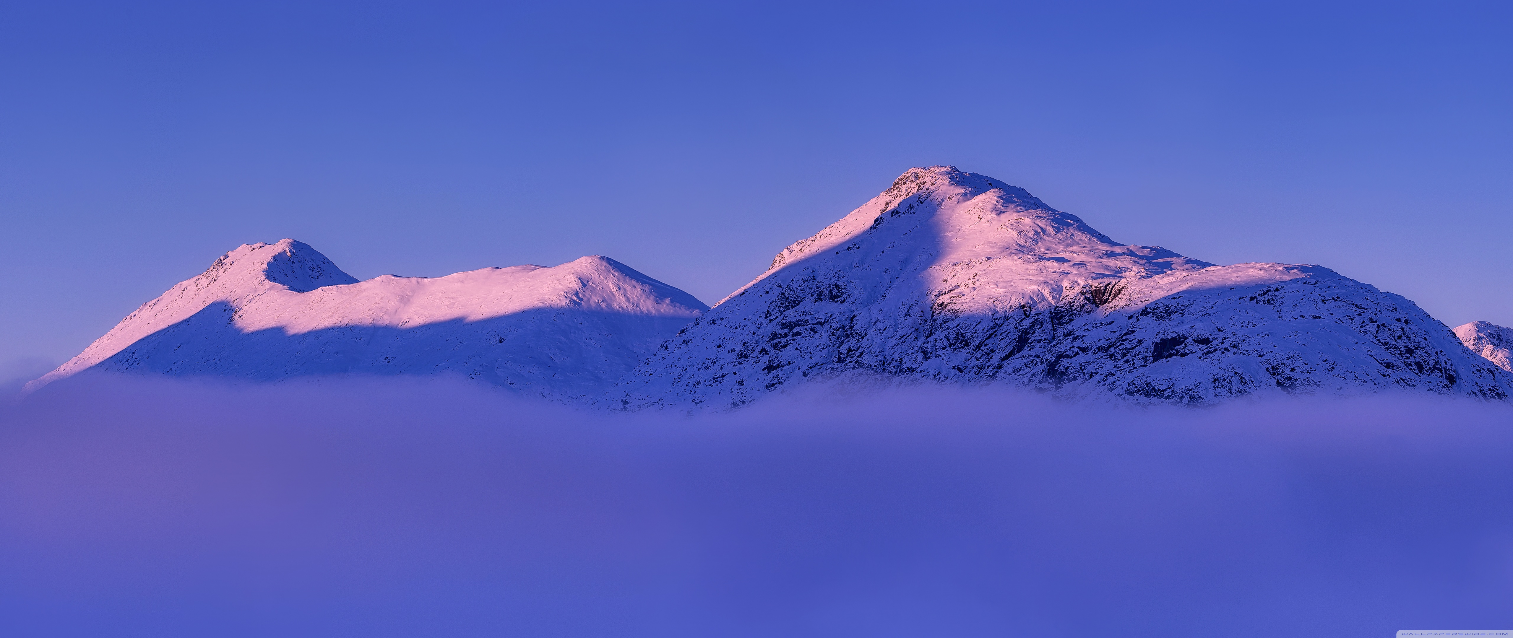 Snowy Mountain, Winter Mist Ultra HD