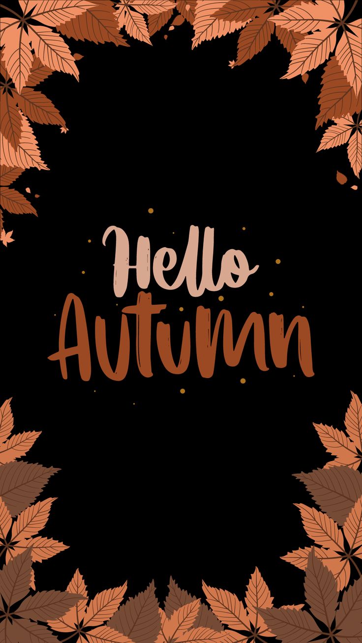 Free cute fall October wallpaper