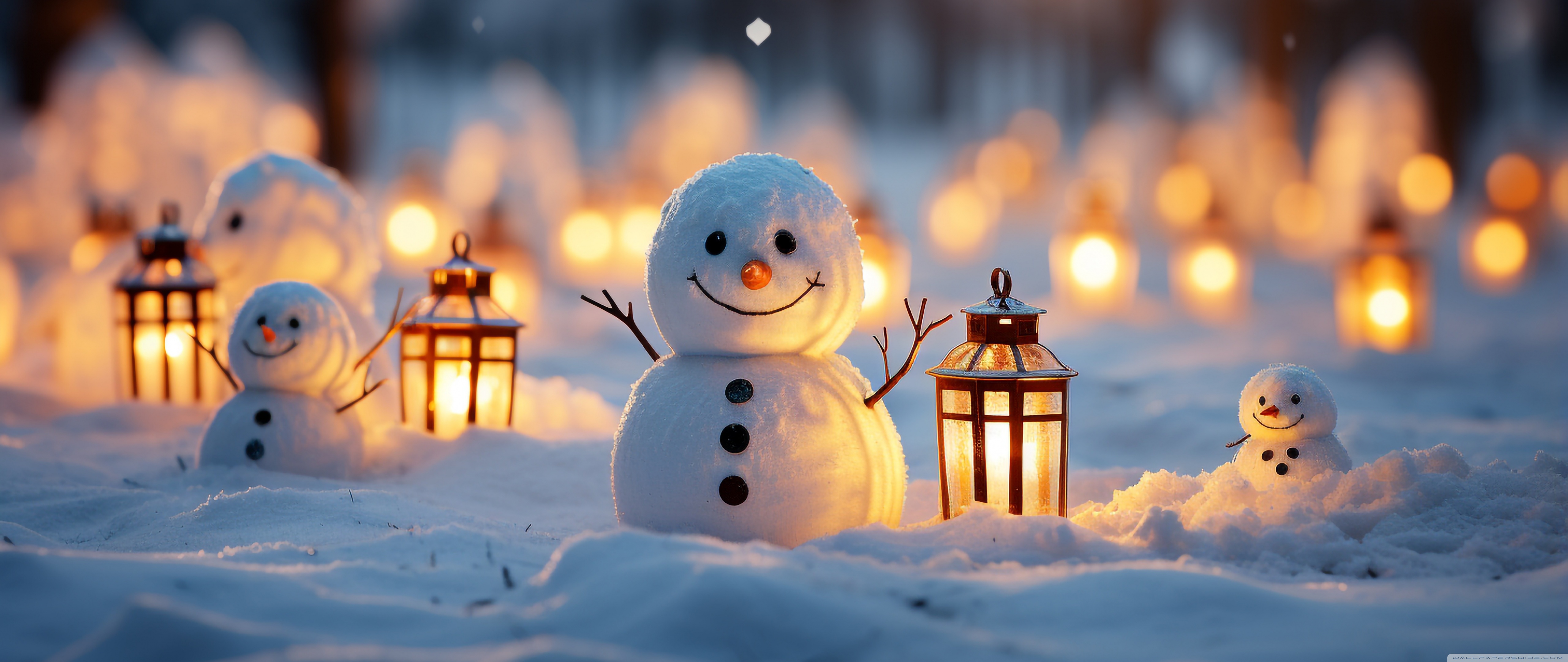 Snowman Winter Tradition Ultra HD