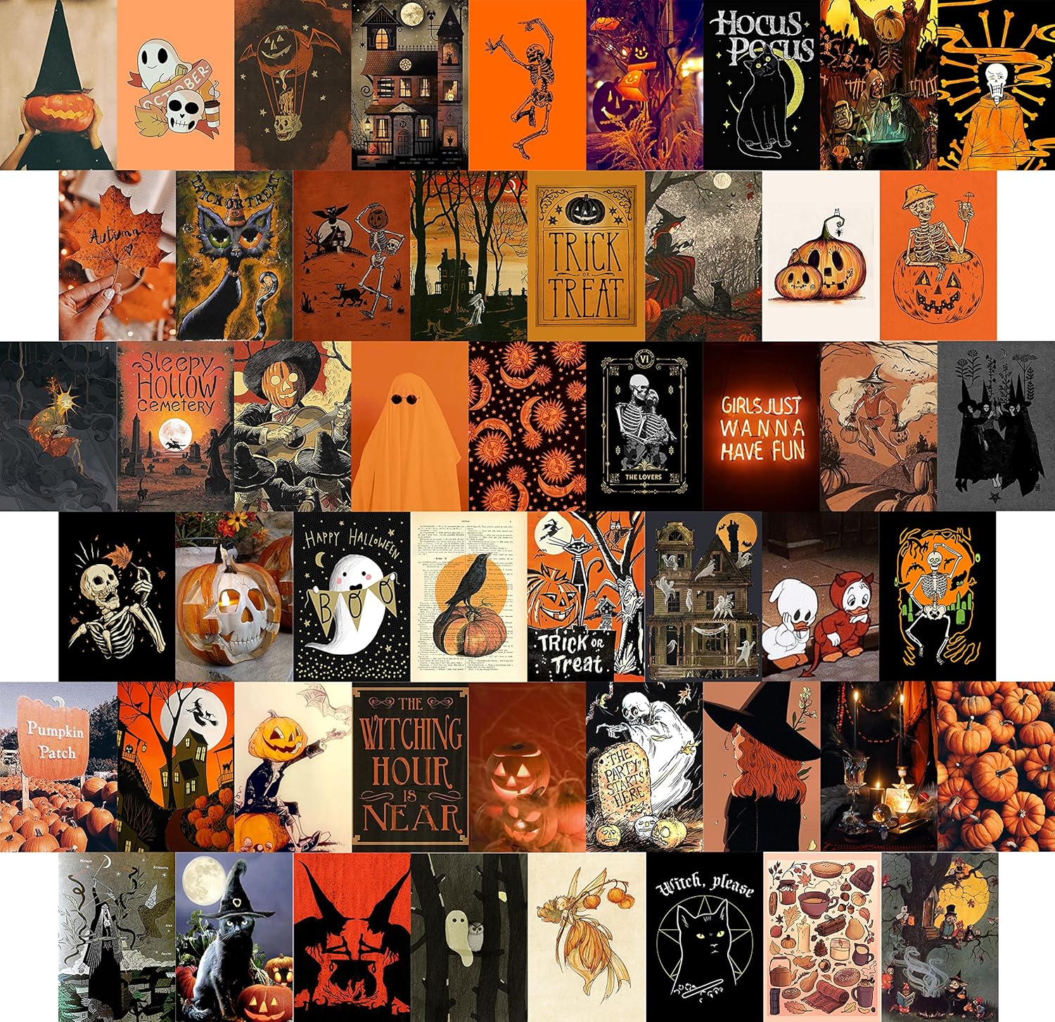 BAYKUL Halloween Wall Decor Poster Set