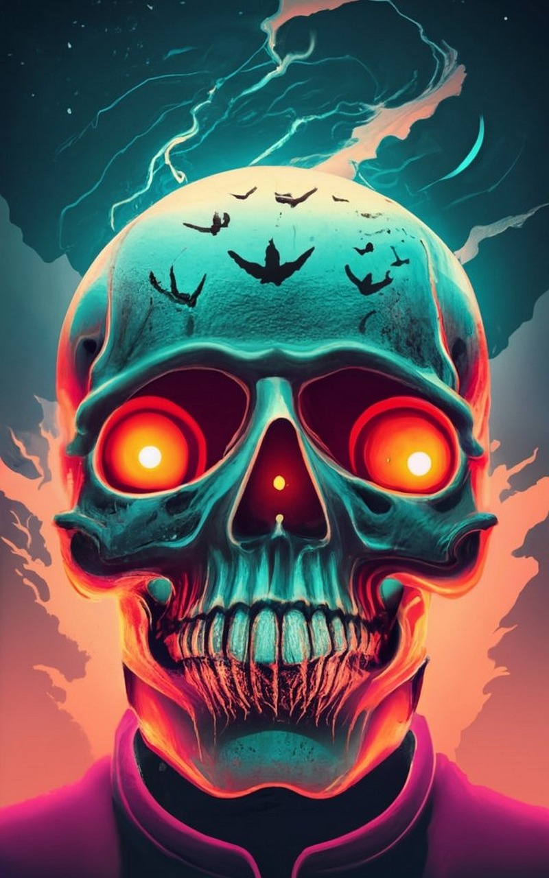 Download, Halloween, Skull