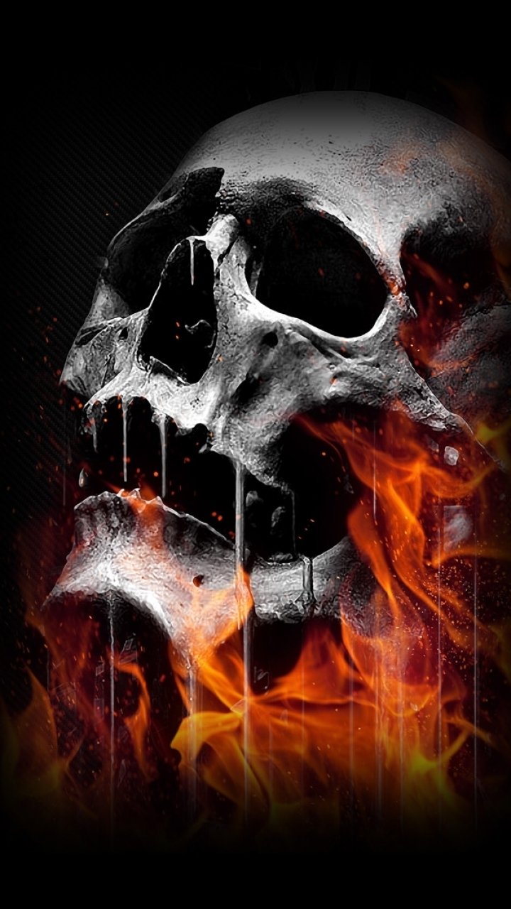Download Dark Skull Phone Wallpaper