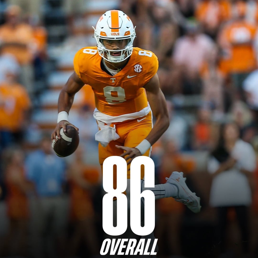 Nico Iamaleava is an 86 OVR in EA CFB25