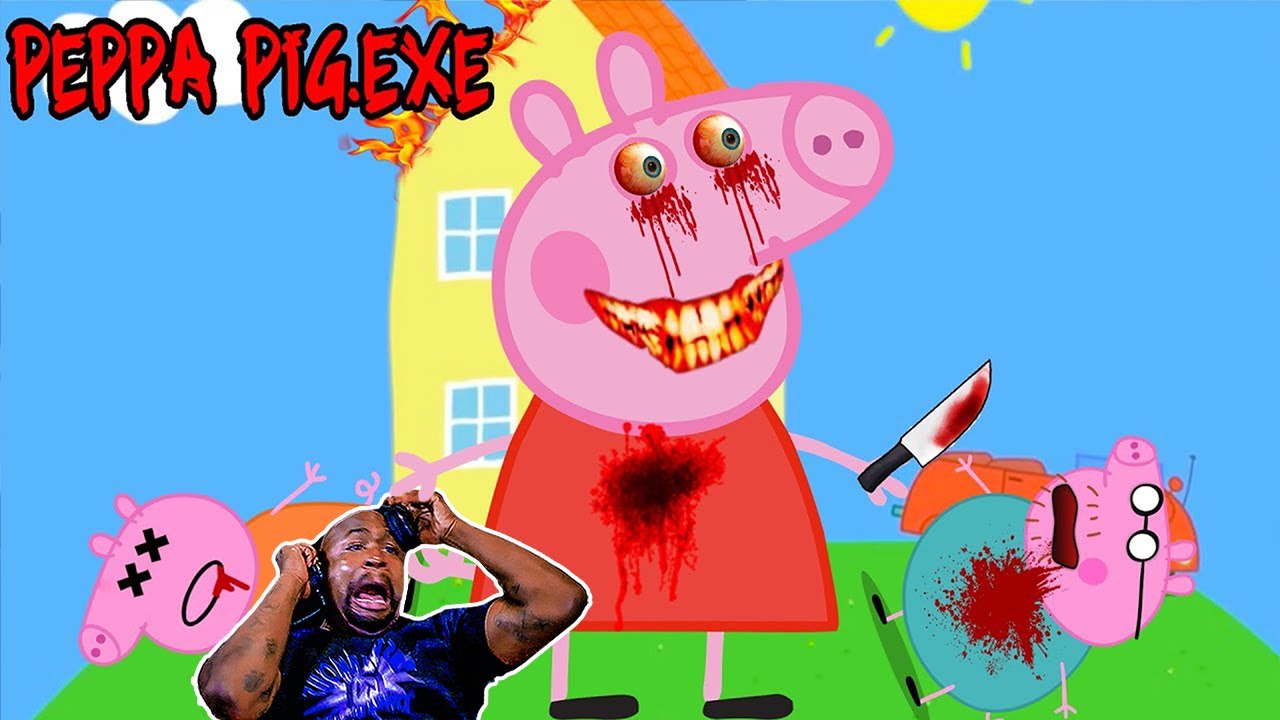 Reacting To Cursed PEPPA PIG videos