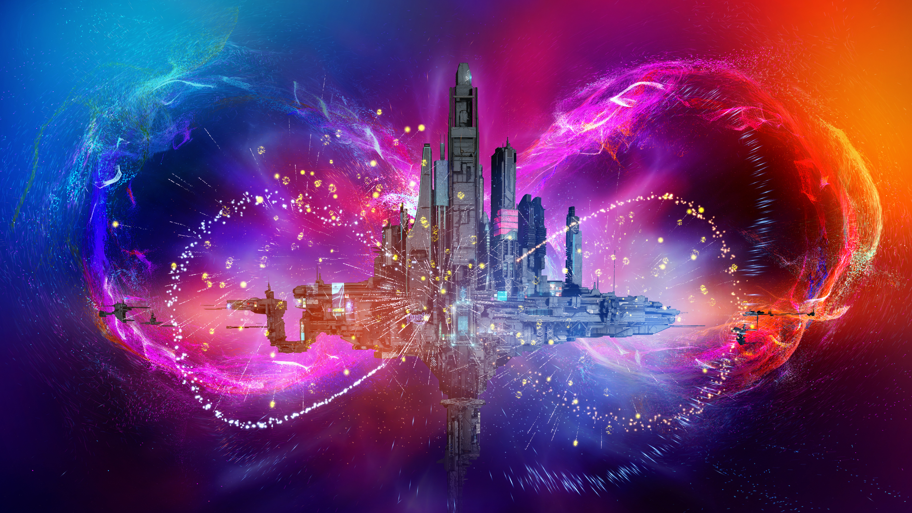 Galactic Conquest: 4K Ultra HD Wallpaper