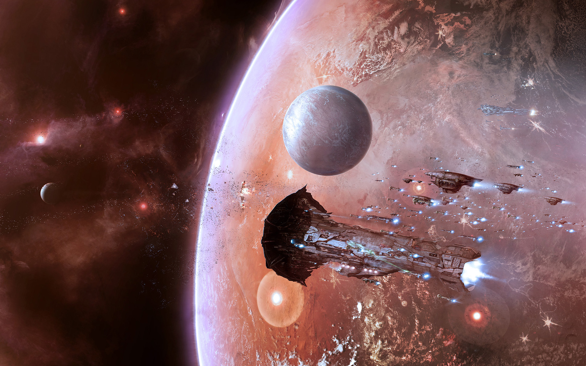 Galactic Conquest: 4K Ultra HD Wallpaper