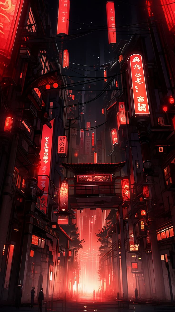 Japanese Cyberpunk City