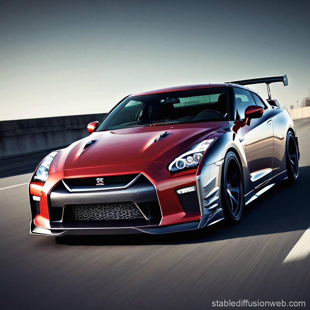 Nissan GTR Wallpaper. Stable Diffusion