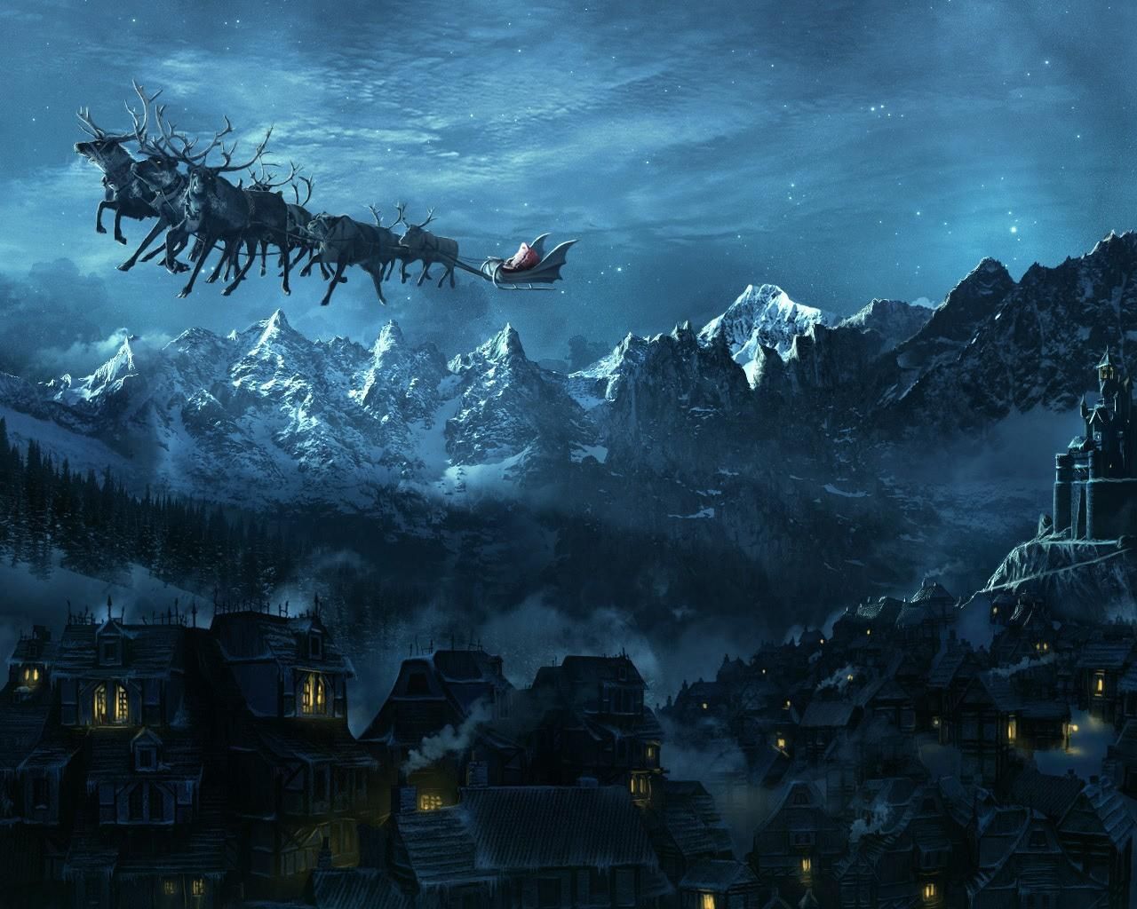 Download wallpaper 1280x1024 christmas