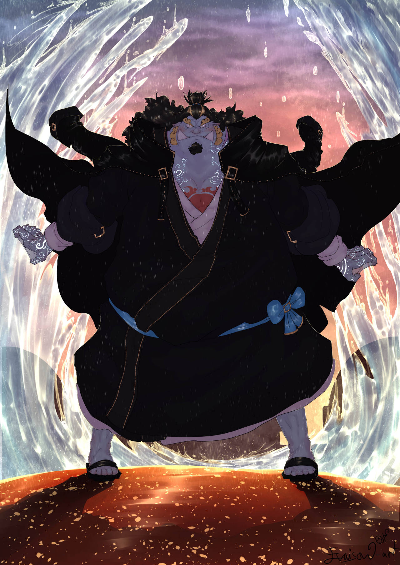 one piece film gold outfit