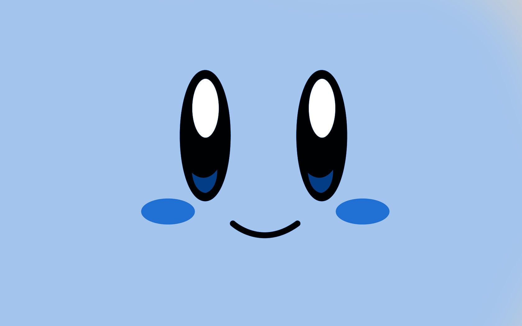 HD wallpaper: blue, kirby
