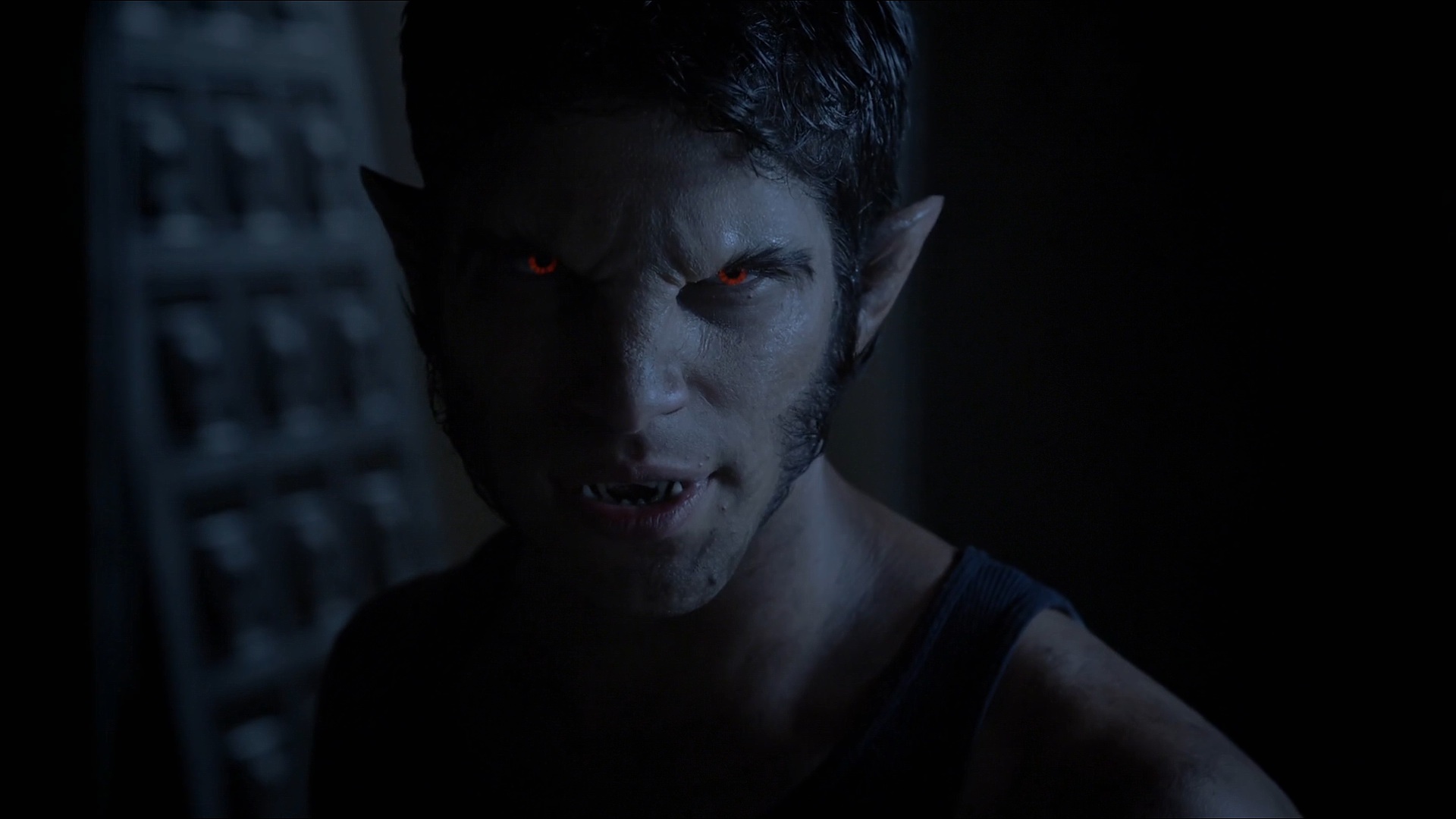 actor, werewolf, red eyes, man, MTV