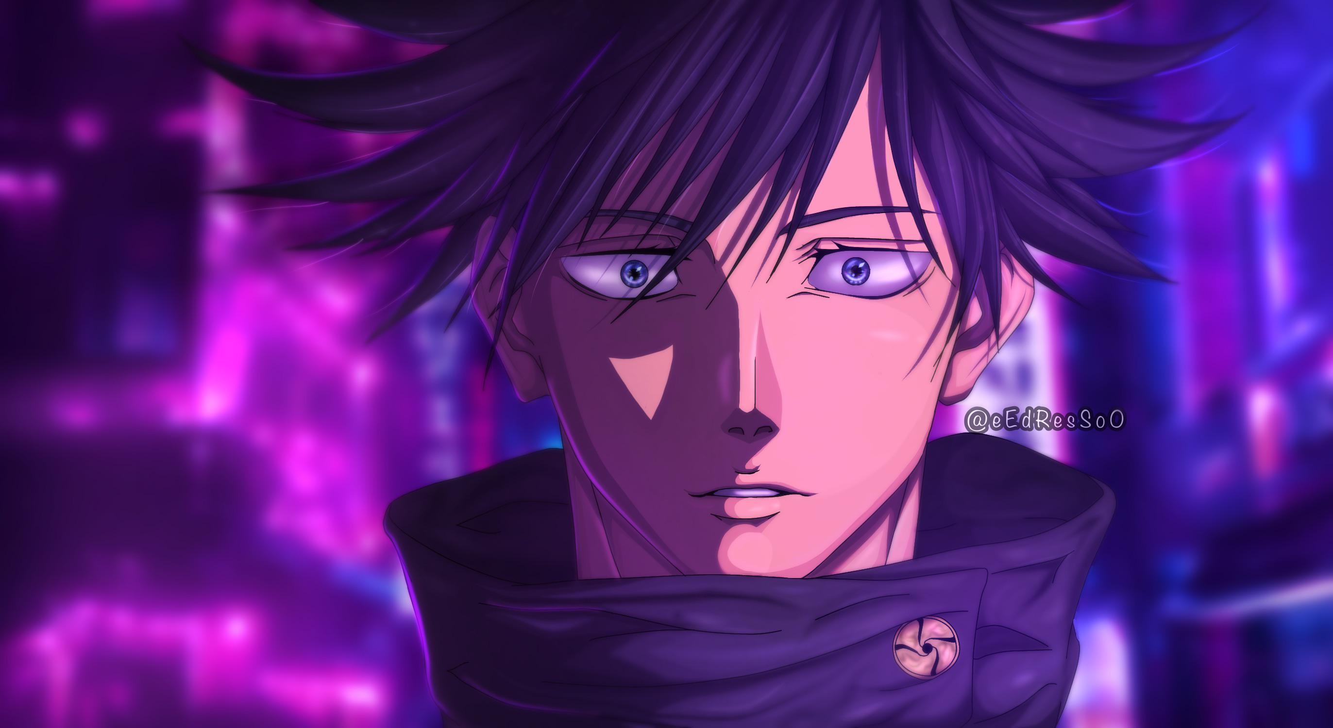 Fushiguro Megumi colored by me, I hope