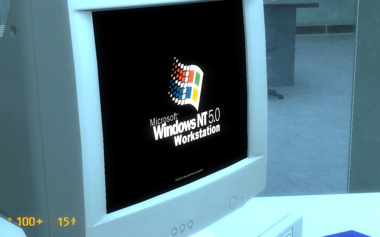 Windows NT 5.0 Monitor screens Black