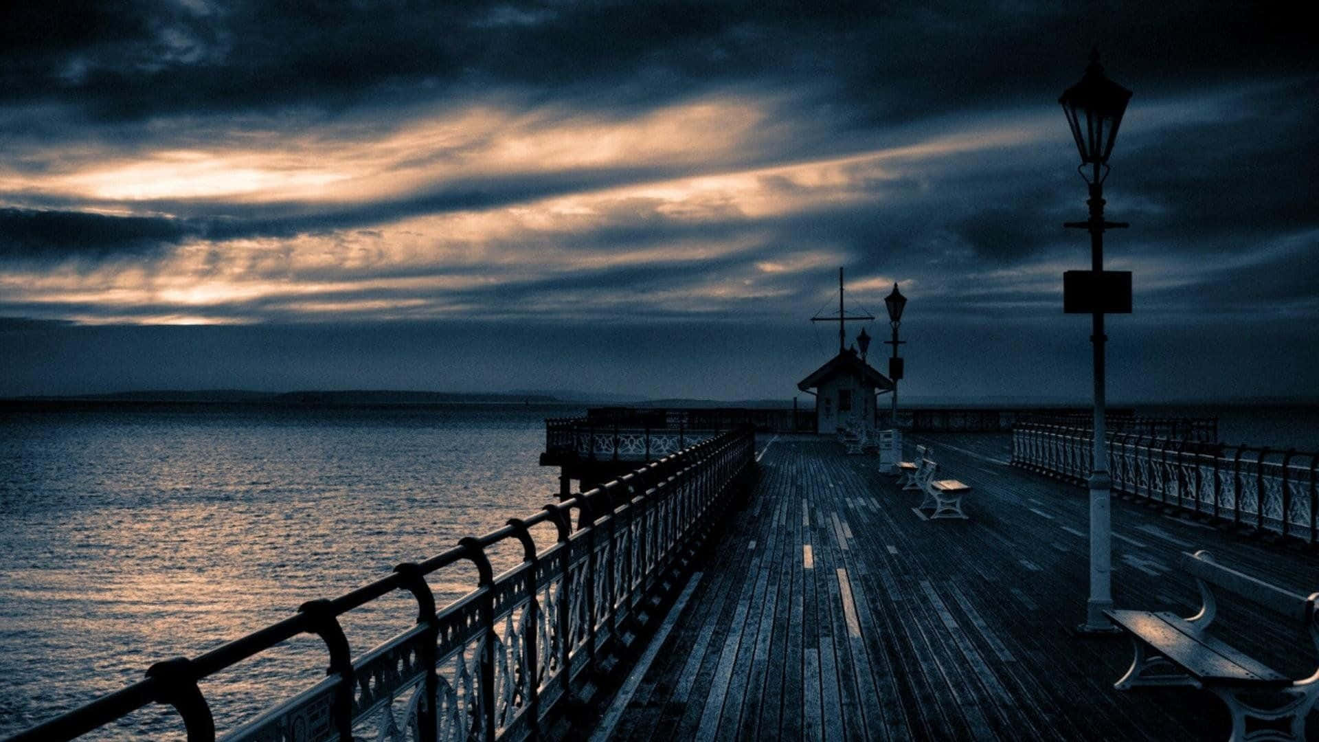 Dark Nature Background. Wallpaper