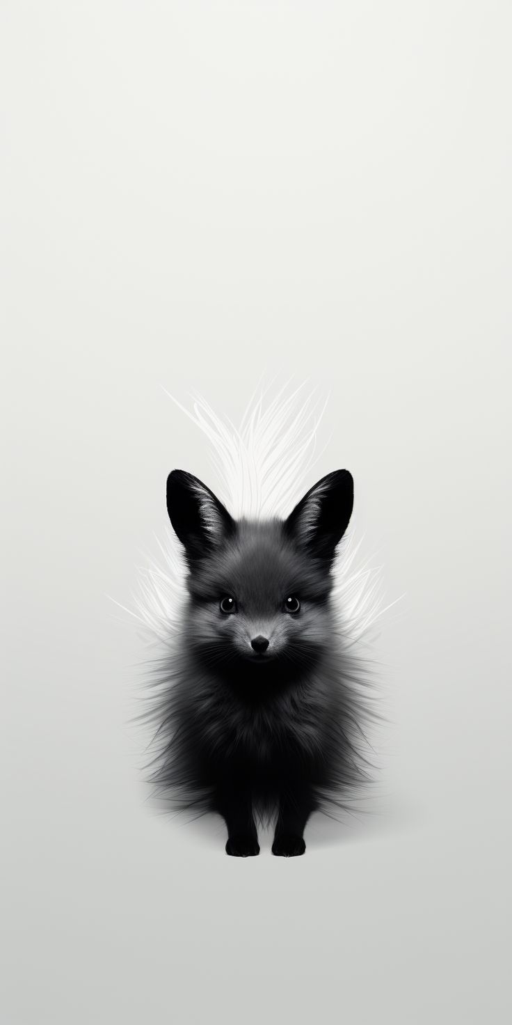 Black and white iPhone wallpaper