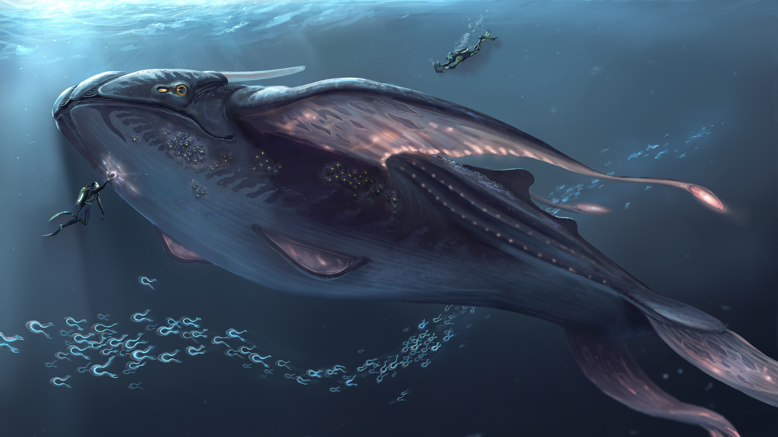 Subnautica. Desktop wallpaper. 2560x1440