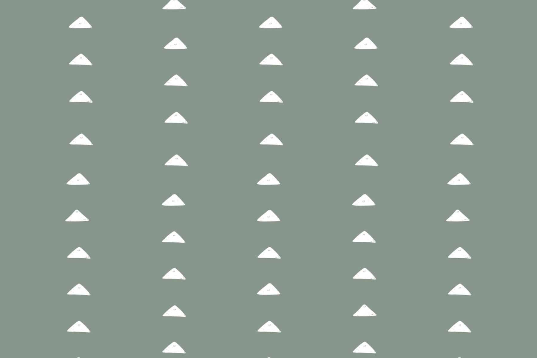 Dark Green Minimal Triangle Wallpaper