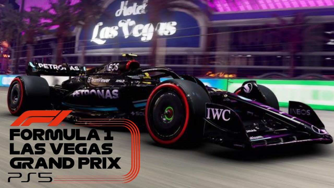 F1 23 Vegas GP Mercedes W14. PS5