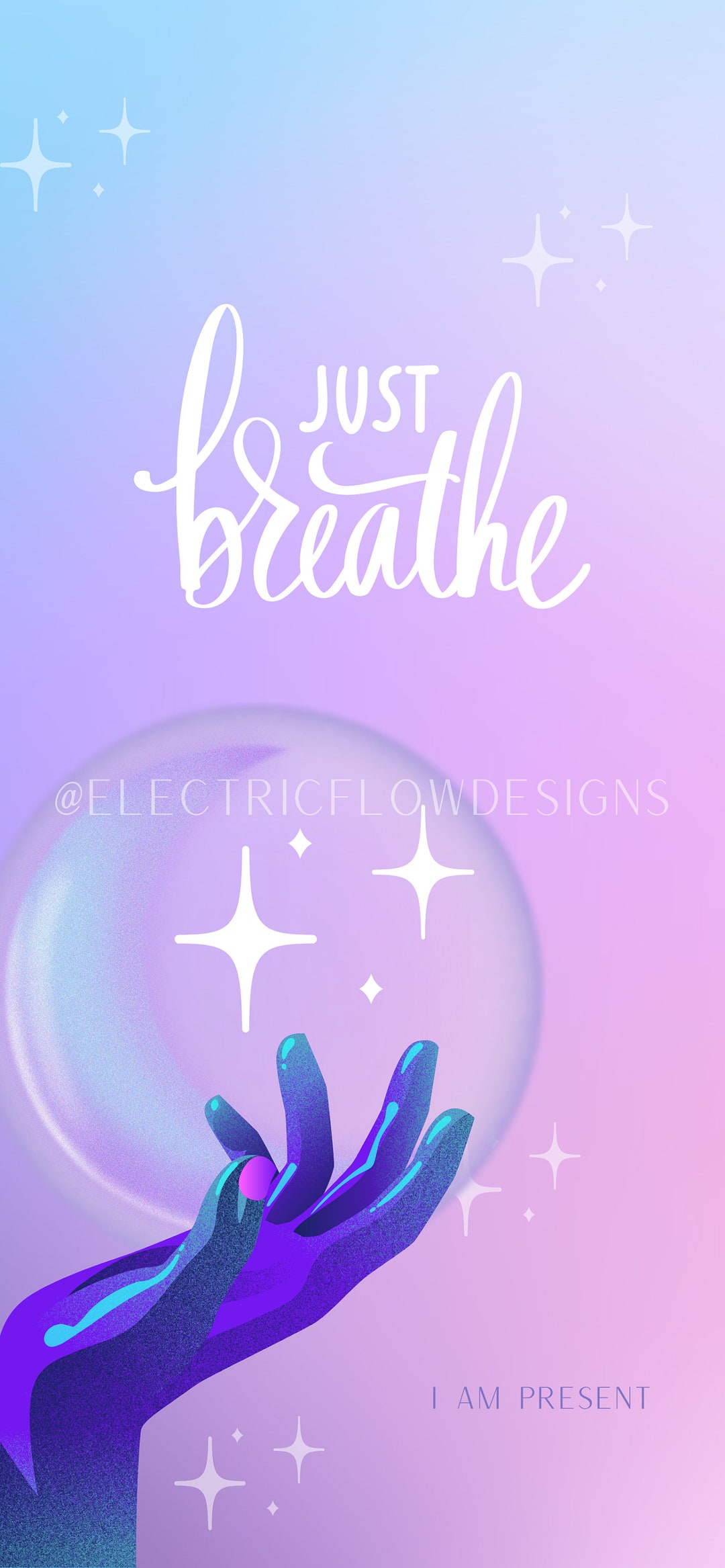 Just Breathe I Am Present iPhone